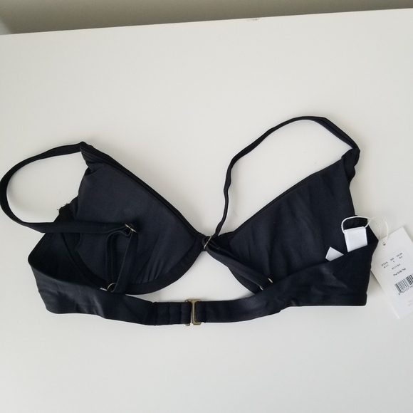 NWT Andie Swim Black The Sicily Top Size S - Picture 11 of 11